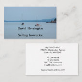 川の帆船 名刺 (正面/裏面)