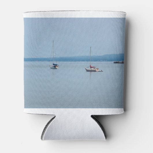 川の帆船 缶クーラー (正面)