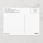 川の揺れ ポストカード (裏面)