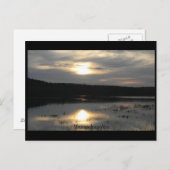 川の日没、MA ポストカード (正面/裏面)