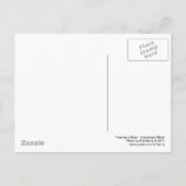 川の木 – シアノタイプ効果 ポストカード (裏面)