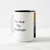 川の歩行-私の日光のマグです ツートーンマグカップ (正面左)