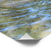 **「川の水に隠れて泳ぐカワウソ ポスター (コーナー)