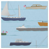 川の沿岸の湖の川の舟遊び ファブリック (クローズアップ)