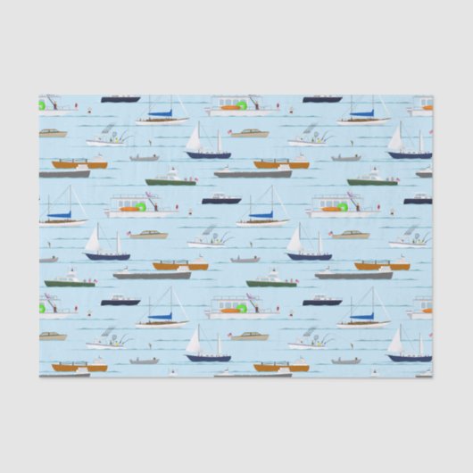 川の沿岸の湖の川の舟遊び 薄葉紙 (正面)