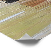 川の洗濯日 ポスター (角)