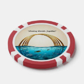 『川の流れの平和』 ポーカーチップ (シングル)