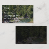 川の流れの木の森林 名刺 (正面/裏面)
