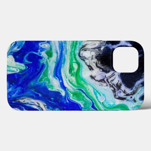 川の流れ絵を描は Case-Mate iPhoneケース (裏面 (横))