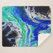 川の流れ絵画は シェルパブランケット (正面(横))