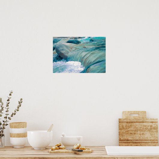 川の流れ ポスター (キッチン)