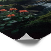 川の滝 ポスター (角)