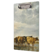 川の牛Aelbert Cuyp クリップボード (左)