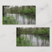 川の眺め 名刺 (正面/裏面)