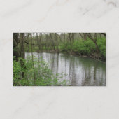 川の眺め 名刺 (裏面)