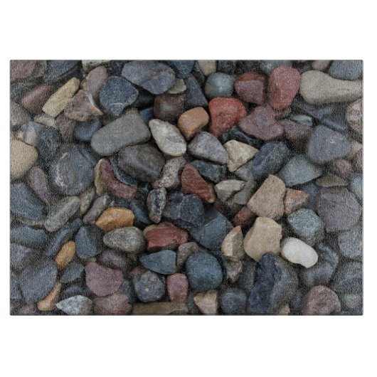 川の石のまな板 カッティングボード (正面)