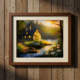 川の石の家４ ポスター