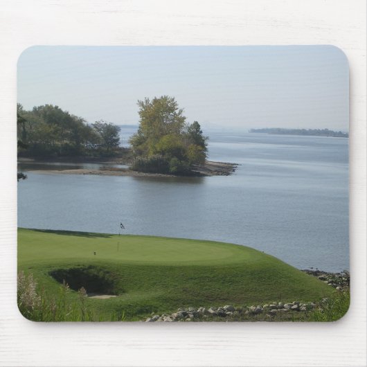 川の緑のマウスパッド マウスパッド (正面)