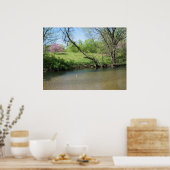 川の美しい景色 ポスター (キッチン)