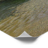 川の美しい景色 ポスター (角)