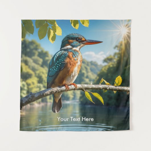 川の自然 タペストリー (正面)