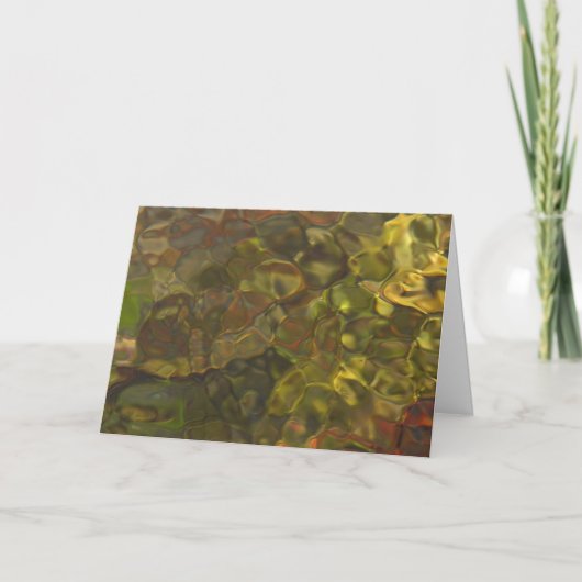 川の軽いパターン-サンキューカード サンキューカード (正面)