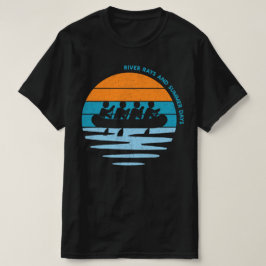 川の輝きと夏の日々 Tシャツ