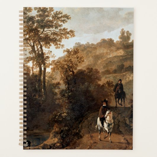 川の近くの夕べライドAelbert Cuyp プランナー手帳 (正面)