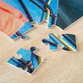 川の鏡 ジグソーパズル (側面)