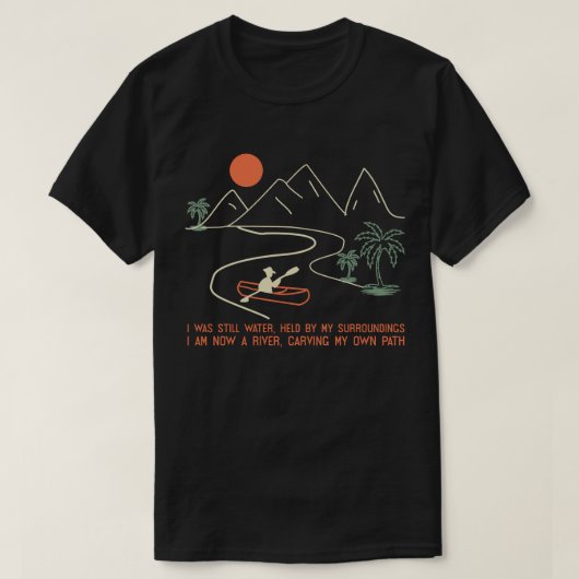 川の雰囲気 Tシャツ (デザイン正面)