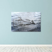 川の静物画 キャンバスプリント (インサイチュ (ウッドフロア))