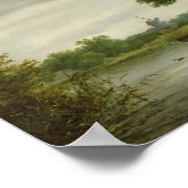 川の風車 ポスター (角)