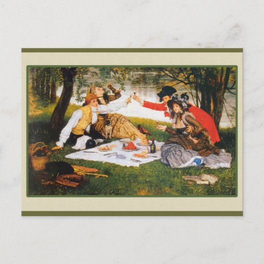 川の飲み物 ポストカード (正面)