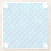 川の魚スケール ガラスコースター (裏面)