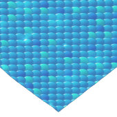 川の魚スケール ショートテーブルランナー (コーナー)