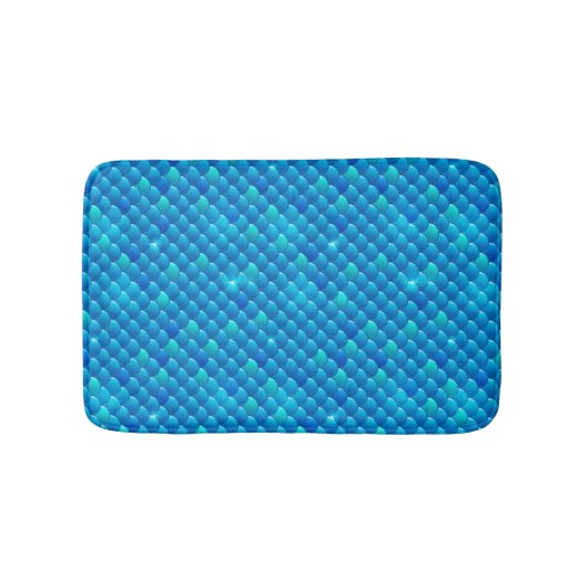 川の魚スケール バスマット (正面)