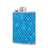 川の魚スケール フラスク (左)