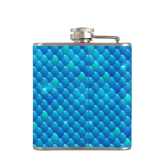 川の魚スケール フラスク (裏面)