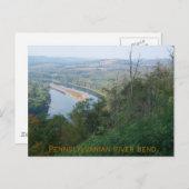 川は曲がり、ペンシルベニア州は川が曲がる。 ポストカード (正面/裏面)