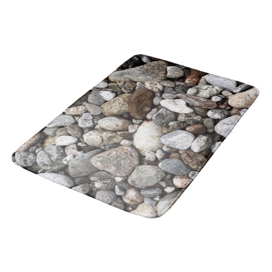 川は玉石を揺すります バスマット (アングル)