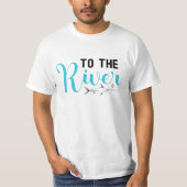 川へ Tシャツ (正面)