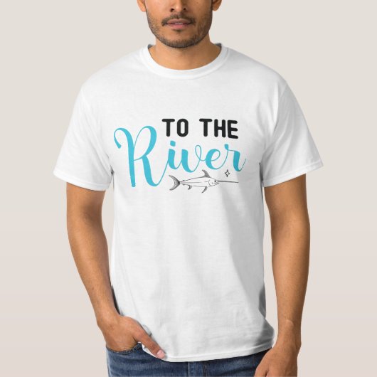 川へ Tシャツ (正面)