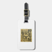 川や山々はどこから自由に歩くのか ラゲッジタグ (正面縦)