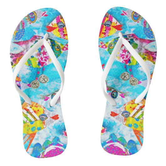 "川を下りローリン" Fishy Flops ビーチサンダル (ソール)