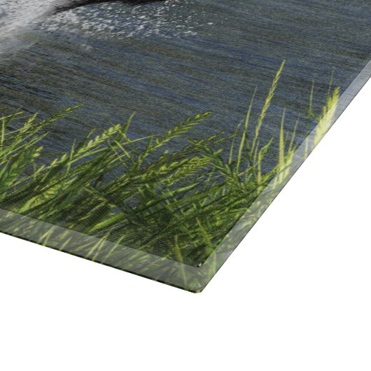 川を交差させているバッファロー カッティングボード (角)