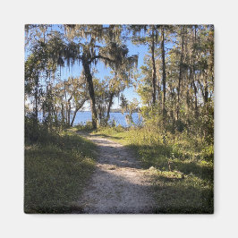 川を歩く マグネット