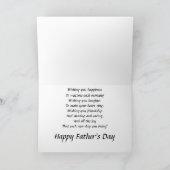 川を見せる父の日のカード カード (内部)