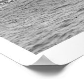 川を飲み渡る馬 ポスター (角)