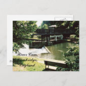 川カム、ケンブリッジの郵便はがき ポストカード (正面/裏面)