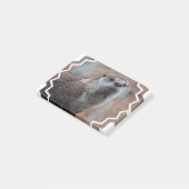 川カワウソ ポストイット (アングル)